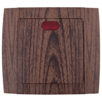 Intrerupator simplu cu led 10A Wenge HAKAN